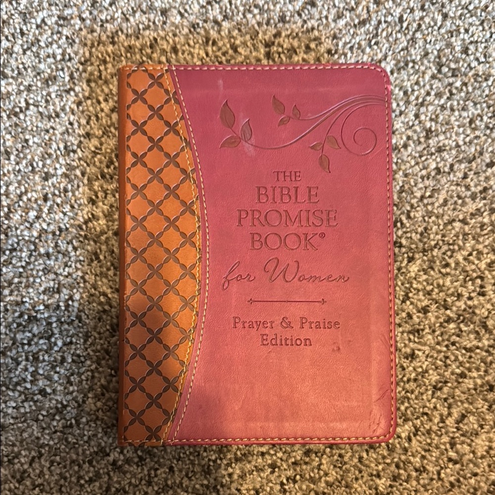Pink and Tan Bible Promise Book for Women